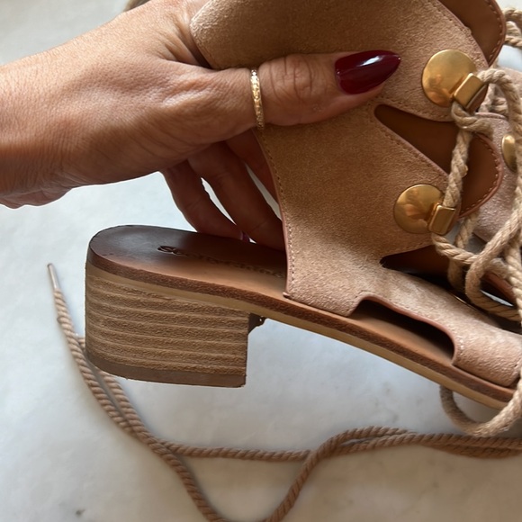 Lace up sandals in good condition - Picture 10 of 10